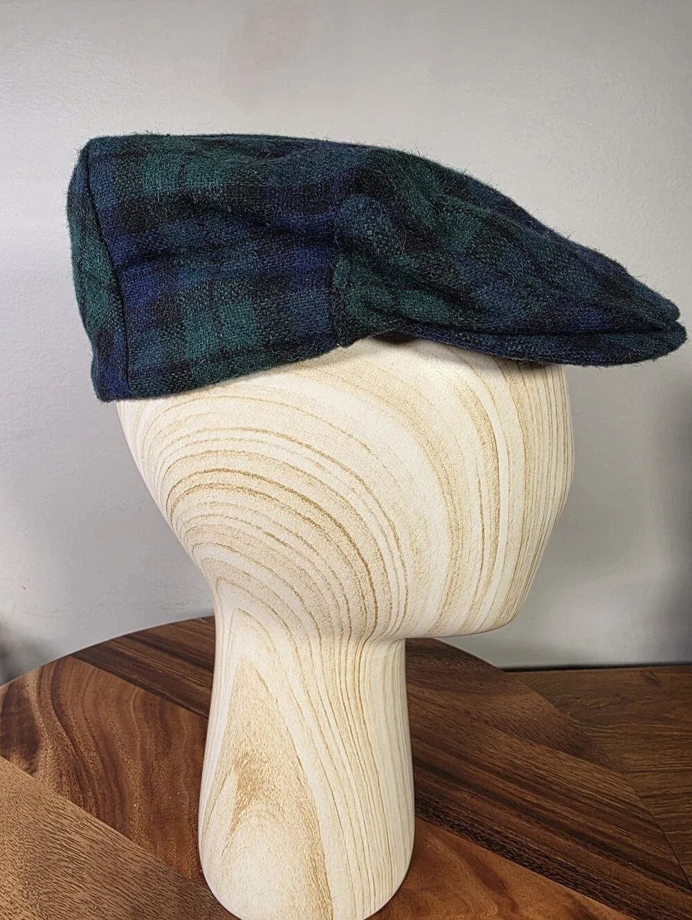 Bert Pulitzer Collector’s Edition Black Watch Tartan Flat Cap - Size Small